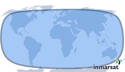 Inmarsat BGAN coverage map