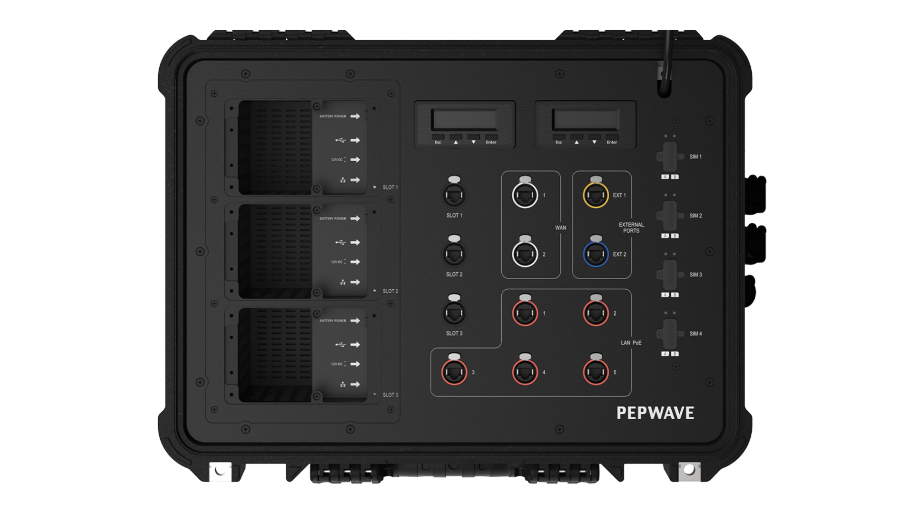Industrial grade deployable satellite router