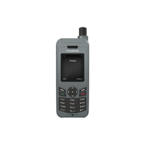 Thuraya XT-LITE satellite phone — front view with antenna extended
