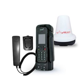 Beam IsatDock 2 Lite Bundle with ISD710 Active Antenna & ISD955 Privacy Handset For IsatPhone 2