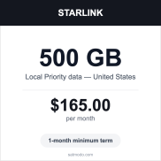 Starlink - 500GB Local Priority (US)