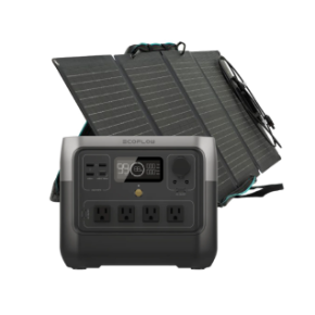 EcoFlow RIVER 2 Pro power station bundle with 110W portable solar panel