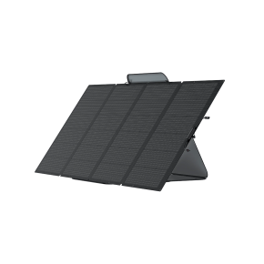 EcoFlow 400W portable folding solar panel — unfolded with kickstand