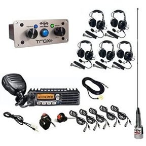PCI 2578+2593+2540+2547 TRAX Intercom System, TRAX Ultimate Package (5 Seat with Bluetooth)