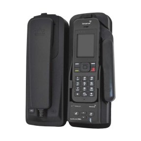 Beam Isat2 Pro Dock docking station for the Inmarsat IsatPhone 2 — phone docked front view