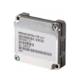 Iridium 9602 short burst data (SBD) developer kit transceiver — top view