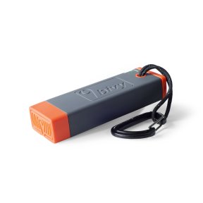 Bivystick satellite communicator with hero cord lanyard — laying flat
