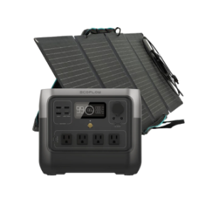 EcoFlow RIVER 2 Pro power station bundle with 110W portable solar panel