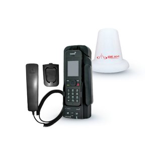 Beam IsatDock 2 Lite bundle with ISD700 passive antenna and ISD955 privacy handset for IsatPhone 2