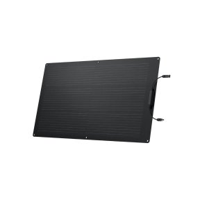 EcoFlow 100W flexible solar panel — front view of the bendable panel