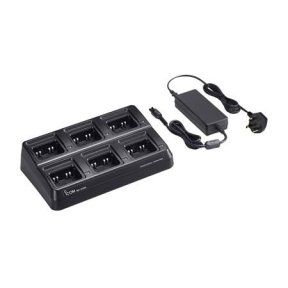 ICOM BC-214N six-way gang charger for IC-SAT100 radio batteries