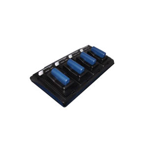 Inmarsat four bay battery set charger