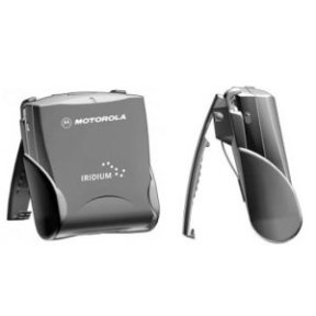 Iridium 9501 satellite pager — front and side views