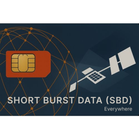 Iridium Short Burst Data monthly M2M plan with 17 KB included — SBD satellite data service graphic