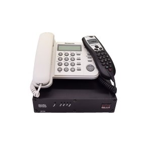 Beam RemoteSAT RST100B fixed Iridium satellite terminal with corded desk handset