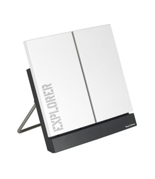 Cobham EXPLORER 500 BGAN portable satellite terminal — white panel view