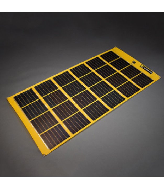P3 200 Watt rollable solar charging kit — unrolled