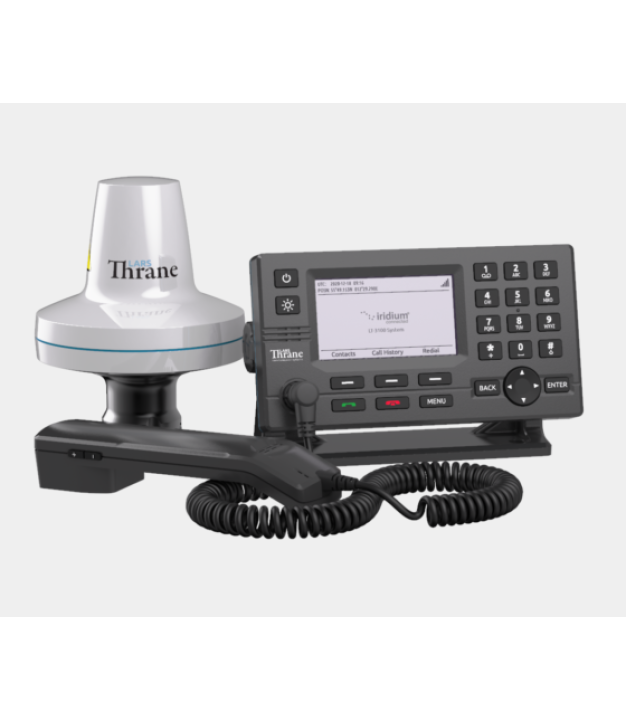 Lars Thrane LT-3100 satellite communications system — control unit with handset