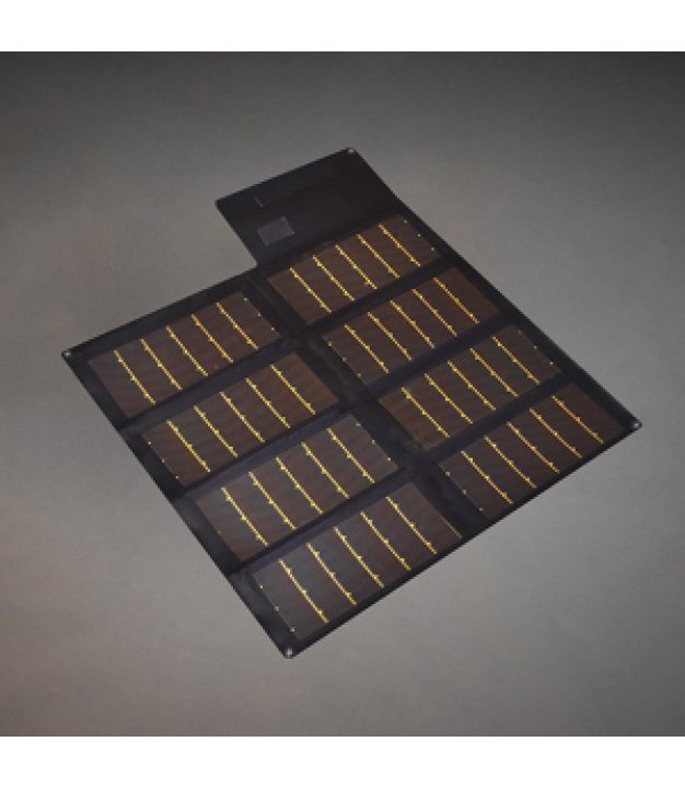 P3-30W portable solar charger — deployed panels