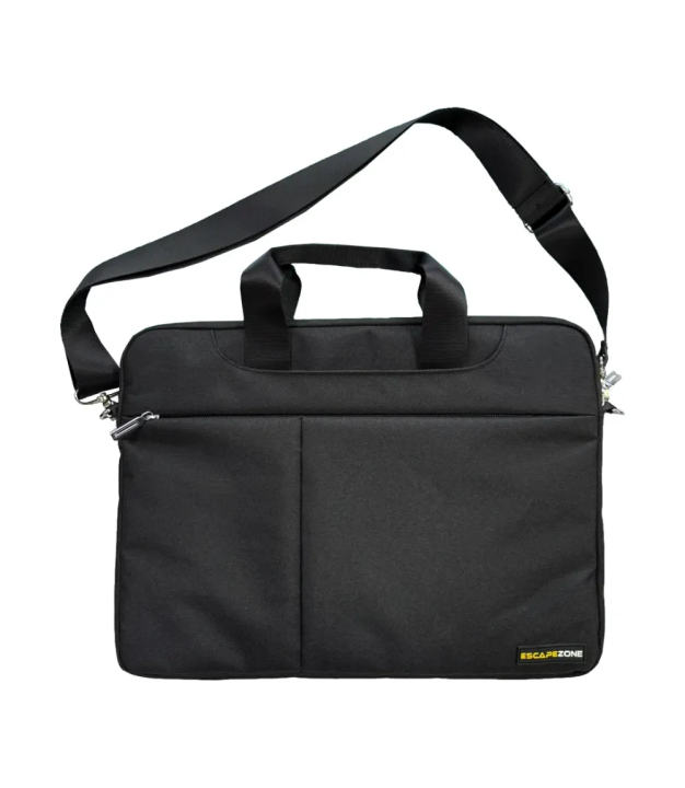 EscapeZone laptop Faraday shoulder bag — front view