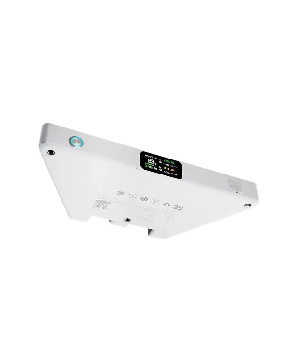 PeakDo LinkPower power bank for the Starlink Mini — flat panel view