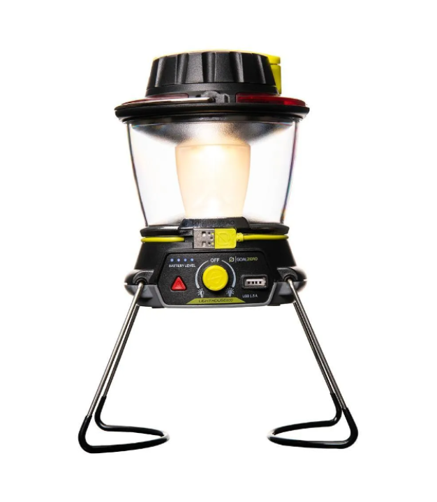Goal Zero Lighthouse 600 lantern and USB power hub — lantern view