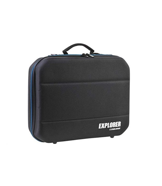 Cobham EXPLORER 710 soft shell carry case — closed black case