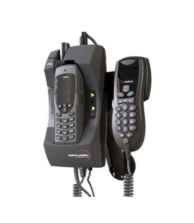 Iridium 9555 USB docking station with privacy handset