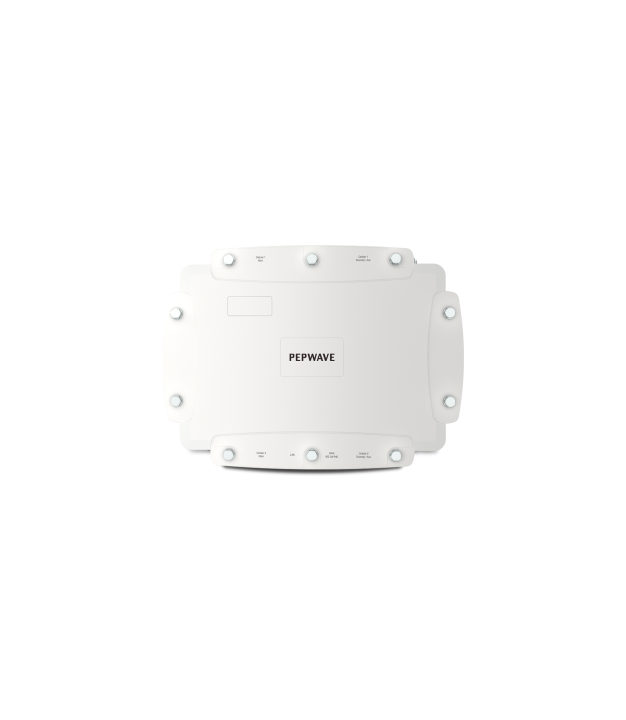 Peplink MAX HD2 LTEA IP67 outdoor mobile router — unit view