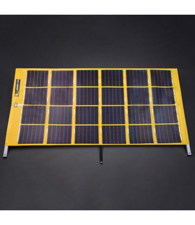 P3 EZ-Out 200 Watt solar charging kit — deployed panel array