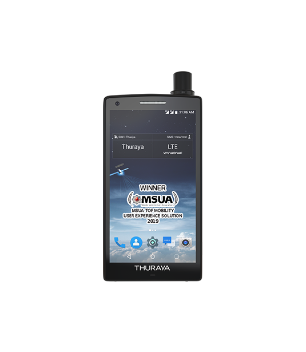 Thuraya X5-Touch rugged Android satellite smartphone — front view