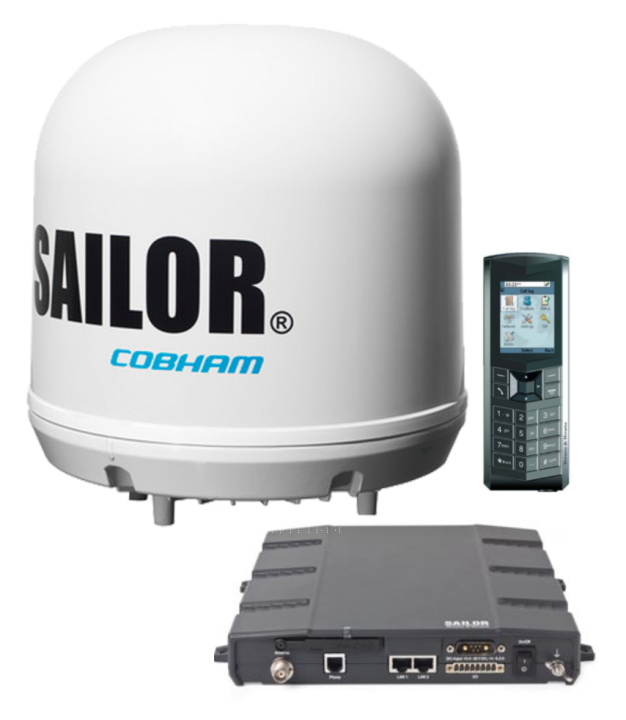SAILOR 150 FleetBroadband maritime antenna dome for Inmarsat