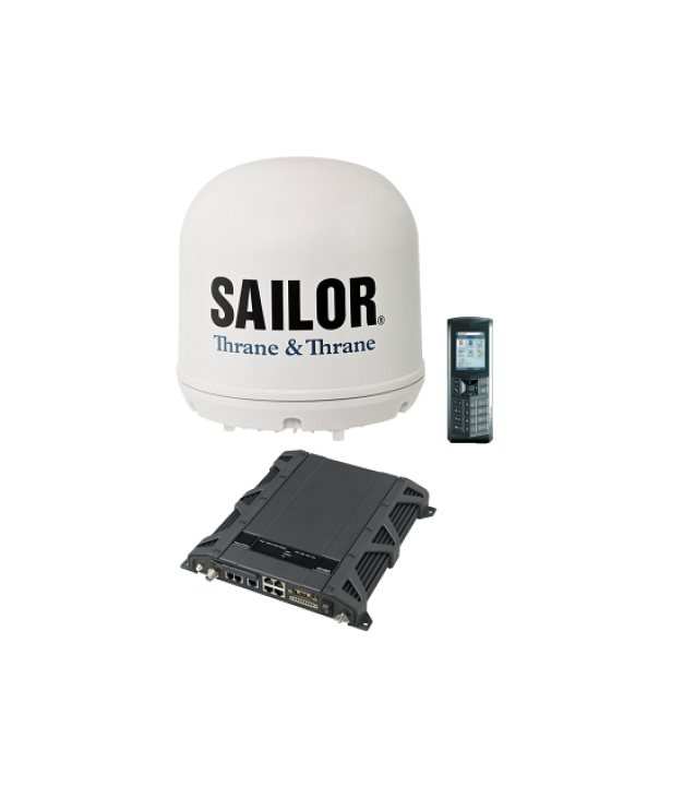 SAILOR 250 FleetBroadband antenna dome for maritime internet