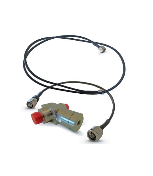 Iridium surge suppression grounding hardware kit with cable
