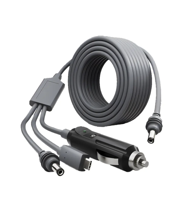 Starlink DC power cable adapter with connectors