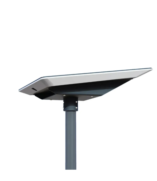 Starlink Flat High Performance pipe adapter — mounted dish on pole