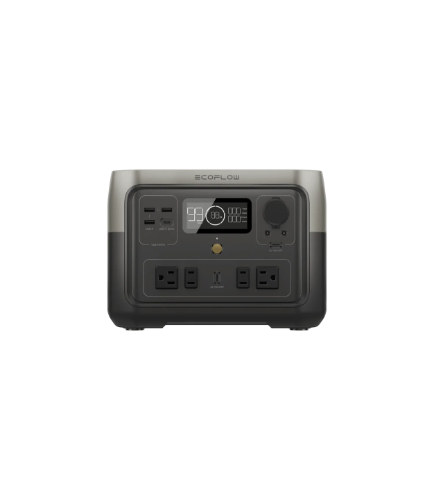 EcoFlow RIVER 2 Max portable power station — front view with display