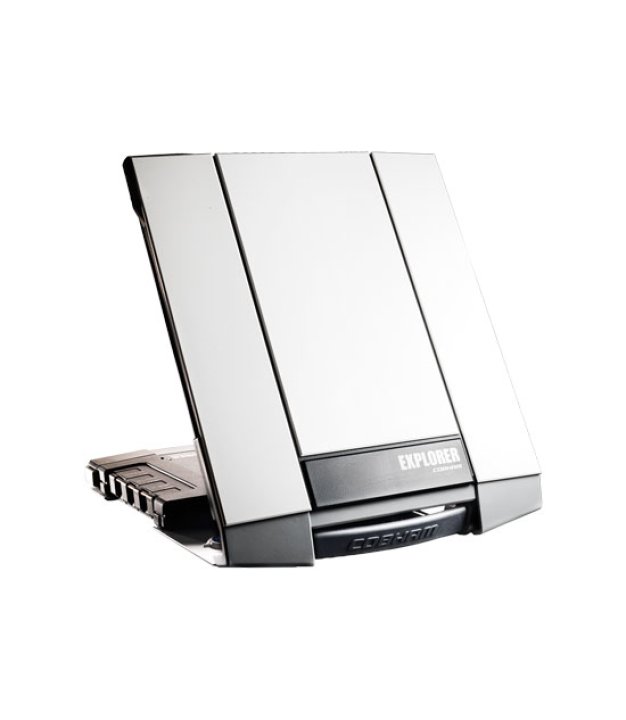 Cobham EXPLORER 710 BGAN portable satellite terminal — open panel view