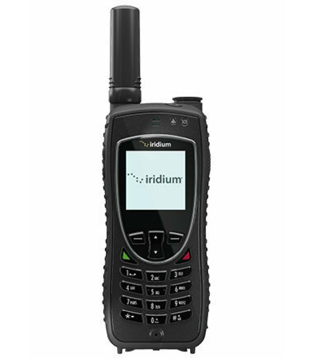 Iridium 9575A Bearcat satellite phone — front view