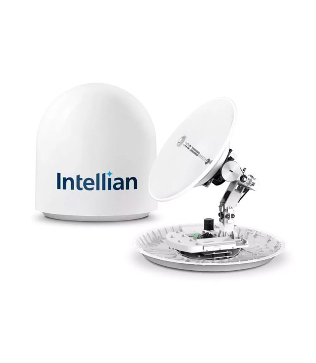 Intellian V100NX Ku Band satellite communications equipment