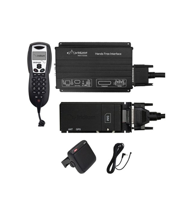 Beam TranSAT RST620B Iridium docking terminal kit with handset and power supply