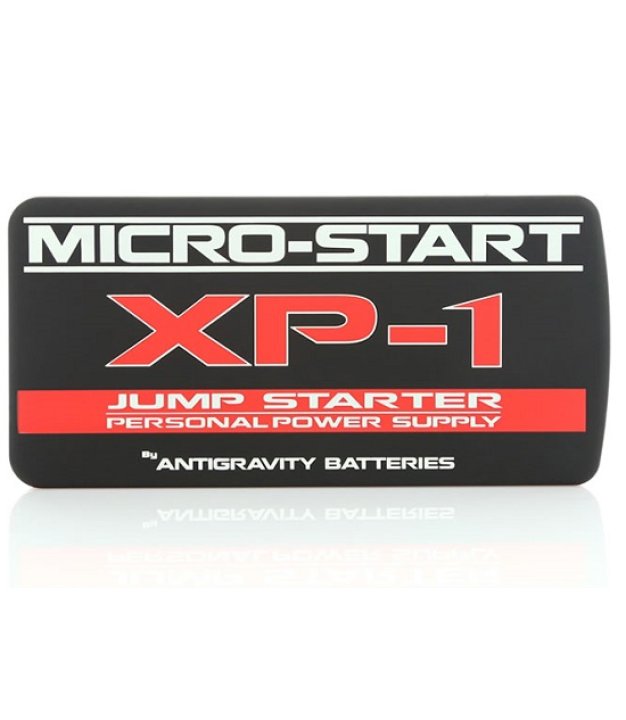Antigravity Micro-Start XP-1 jump starter and power supply — labeled unit