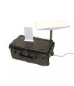 Mobile satellite internet rental kit — flat panel with transport case thumbnail