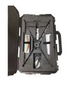 Mobile satellite internet rental kit — packed transport case with straps thumbnail
