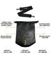 EscapeZone 5L Faraday dry bag — feature callout view thumbnail