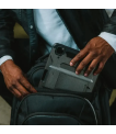 EscapeZone Faraday ballistic backpack — laptop compartment in use thumbnail