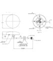 Iridium AT1621-5B antenna — mounting dimensions diagram thumbnail