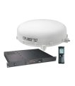 Cobham EXPLORER 727 antenna with rack-mount terminal — white thumbnail