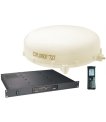 Cobham EXPLORER 727 antenna with rack-mount terminal — tan thumbnail