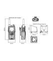 SAILOR 3965 UHF radio — technical drawing thumbnail